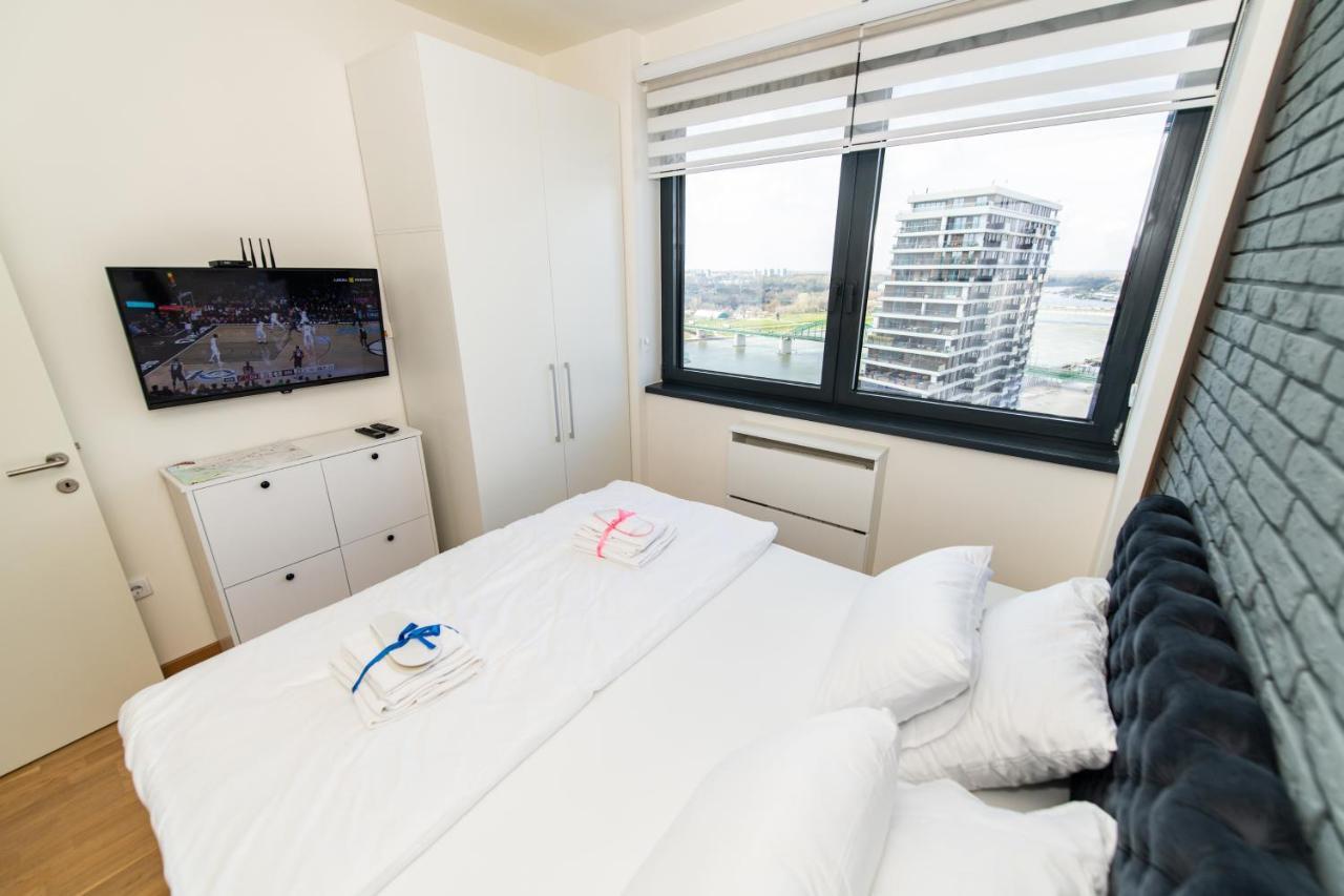 Modern Luxury In Belgrade Waterfront With Views Belgrado Exterior foto