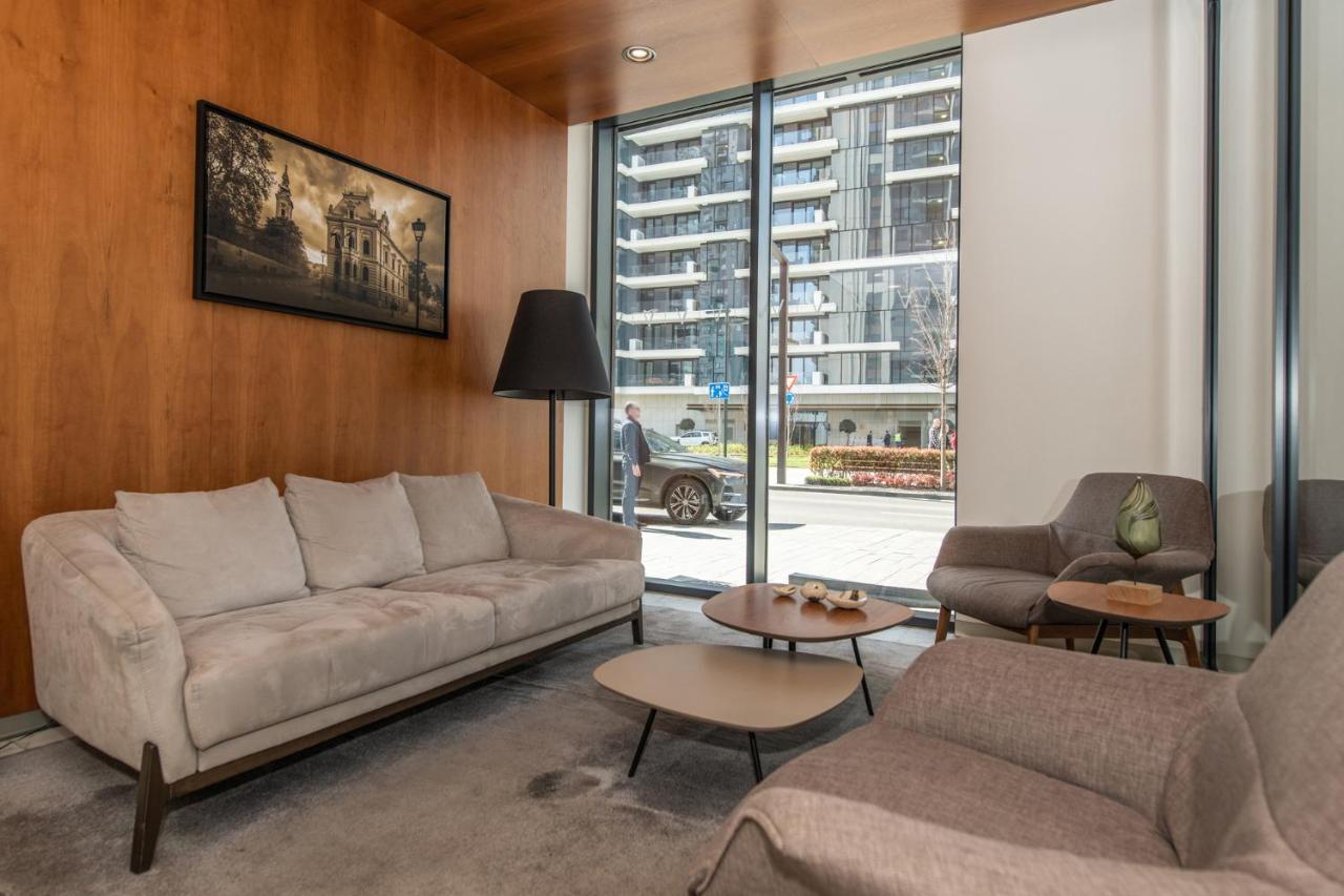 Modern Luxury In Belgrade Waterfront With Views Belgrado Exterior foto