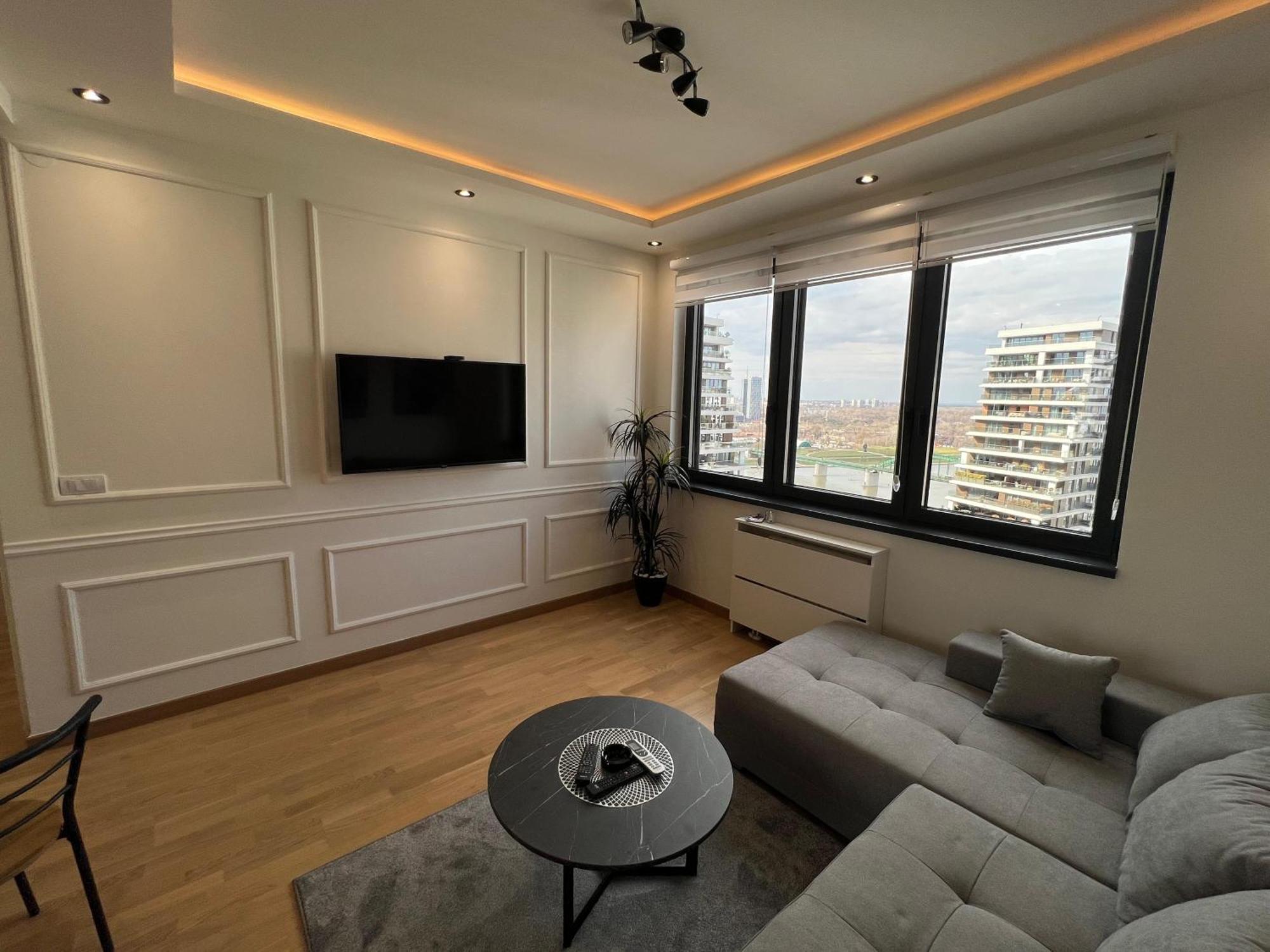 Modern Luxury In Belgrade Waterfront With Views Belgrado Exterior foto