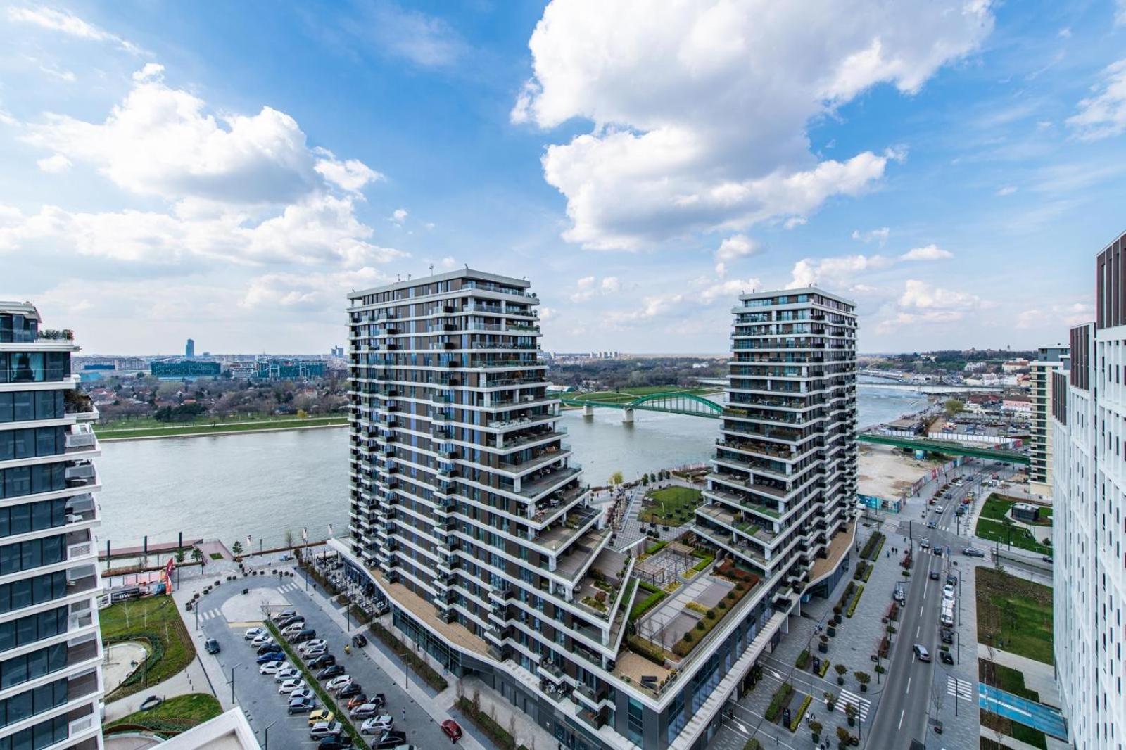 Modern Luxury In Belgrade Waterfront With Views Belgrado Exterior foto